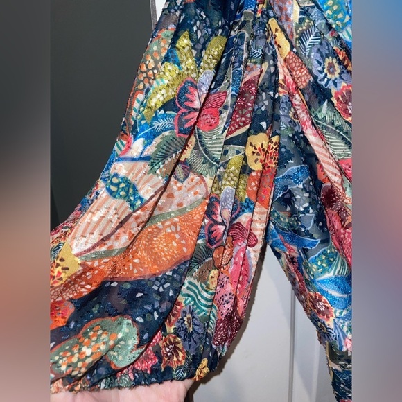 Amanda Uprichard Floral One-Shoulder Top Size Medium - Picture 8 of 12